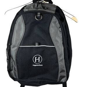 Higginbotham Port Authority‎ Contrast Honeycomb Backpack Black & Gray